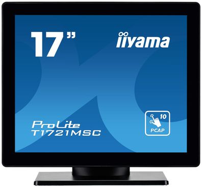 IIYAMA TFT T1721MSC 43cm TN PCAP 17/1280x1024/VGA/HDMI/TOUCH/schwarz