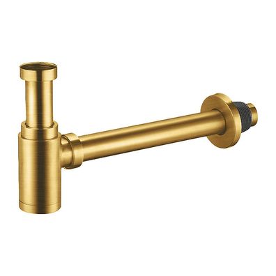 Aloni Messing/Edelstahl Gold gebürstet Siphon 1 1/4"