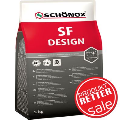 AKTION - Schönox SF Design Fugenmörtel 5kg Silbergrau