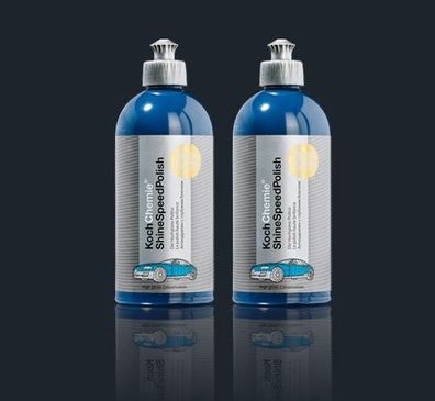 2 Stück Koch Chemie ShineSpeedPolish Hochglanz-Politur je 500 ml