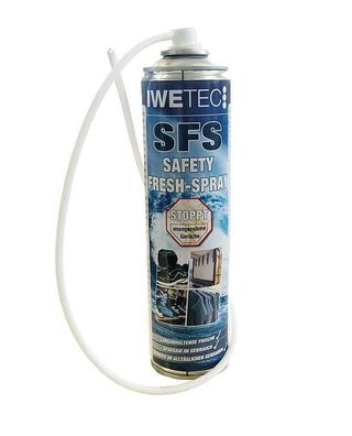 Iwetec SFS Safety Fresh- Spray "Stopp den Geruch" inkl. 500mm Sprühschlauch 400ml