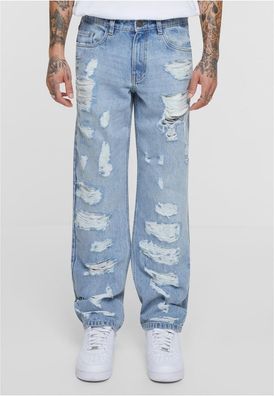 Urban Classics Heavy Ounce Straight Fit Heavy Destroyed Jeans TB6641