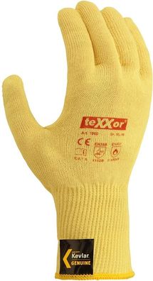 teXXor Feinstrick-Handschuhe Aramid (12 Stück) 1960