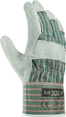 teXXor Rindkernspaltleder-Handschuhe Taunus (12 Stück) 1102