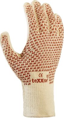 teXXor Strickhandschuhe Baumwolle (12 Stück) 1955