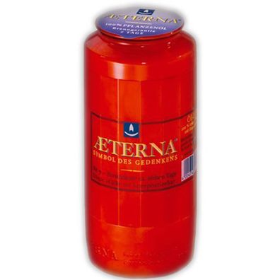 Aeterna-Ewiglichtoelkerzen Nr.7 rot