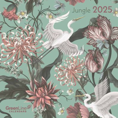 Kalender 2025 -GreenLine Jungle 2025- 30 x 30cm