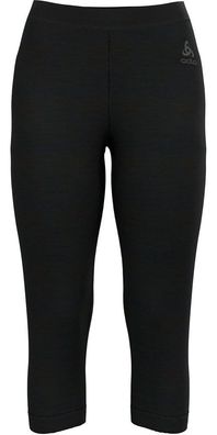 Odlo Damen Leggings Bl Bottom 3/4 Merino 200 111901