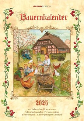 Kalender 2025 -Bauernkalender 2025- 23,7 x 34cm