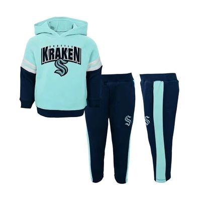 Outerstuff Jungen Kinder Sweatshirt Kinder Hoodie Miracle ON ICE FLEECeET Seattle