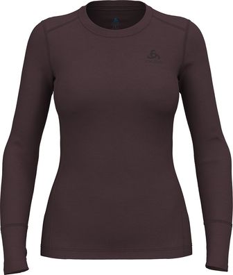 Odlo Damen Bl Top Crew Neck Long-Sleeve Merino 200 111601