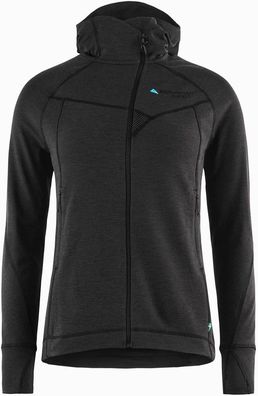 Klättermusen Damen Sweatshirt Njorun 2.0 Hoodie W's M M, Raven 140690