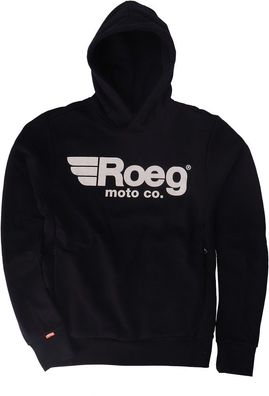 Roeg Hooded Sweatshirt Howard Hoodie Black-M