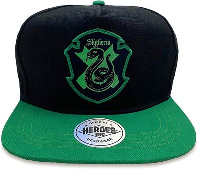 Harry Potter - Badge Slytherin (Snapback Cap) Cap Black/Green