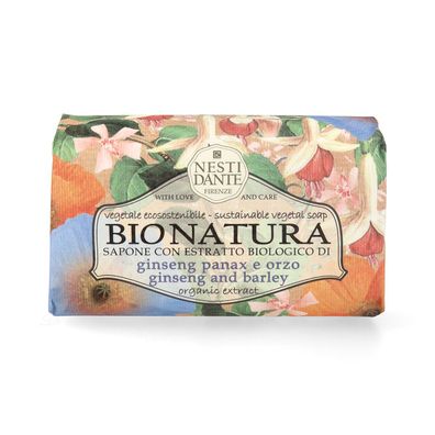 Nesti Dante Bio Natura Ginseng mit Panax und Gerste Seife 250 g