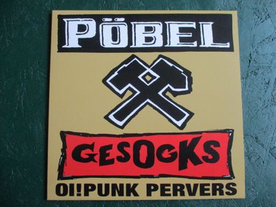 Pöbel & Gesocks - OI! Punk Pervers Vinyl LP, teilweise farbig