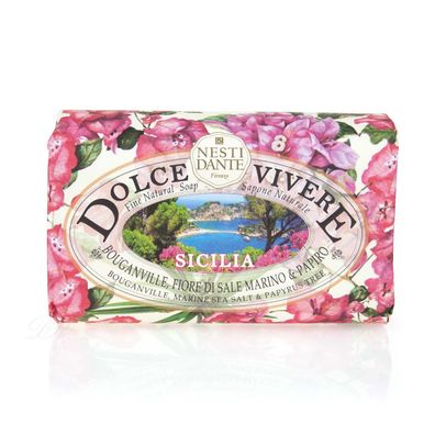 Nesti Dante Dolce Vivere Sicilia Bouganville, Salzblüte & Papyrus Seife 250 g