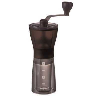 Hario Handkaffeemühle Mini Mühle Slim Plus Schwarz MSS-1DTB