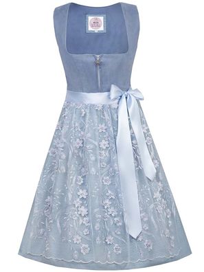 MarJo Dirndl Isa 65cm Länge light denim