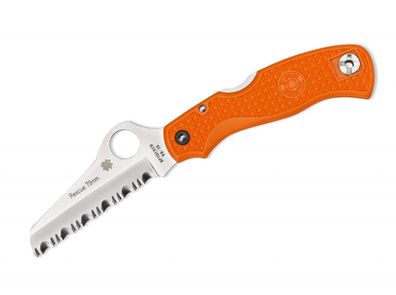 Spyderco Rescue Jr. Orange Serrated