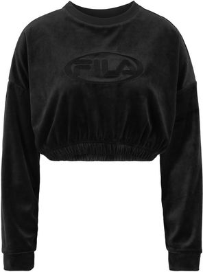 Fila Damen Sweatshirt Levala Cropped Velvet Crew Shirt FAW0902