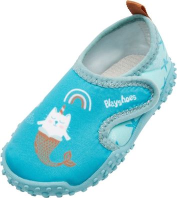 Playshoes Kinder Badeschuhe Aqua-Schuh Einhornmeerkatze Mint-22/23