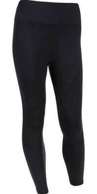 Endurance Damen Sporthose Damen Leggins Flow Ribbed Seamless Tights Burnt Rose 126206