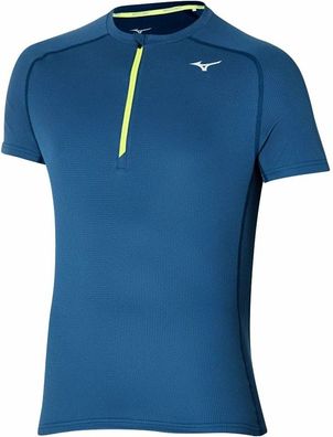 Mizuno Fitness Artikel Trail DryAeroFlow Tee Gibraltar Sea 185822