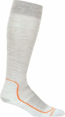 Icebreaker Damen Frauensocken Ski+ Ultralight OTC Blizzard Heather/Flash/Snow 1349563