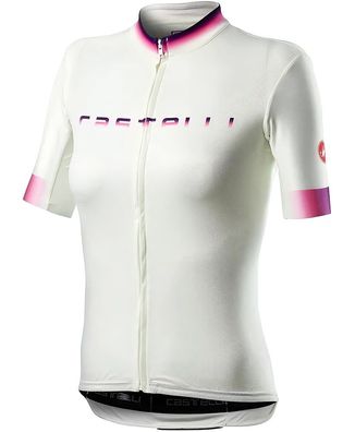 Castelli Damen Radsport Zubehör Damen-Radtrikot Gradient Jersey Ivory 97041