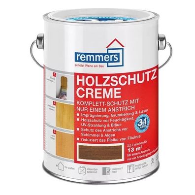 750ml Remmers Holzschutz Creme Nussbaum