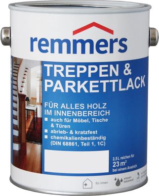 750ml Remmers Treppen+Parkettlack farblos sdm