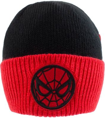 Spiderman Marvel Comics Spider-man - Emblem (Beanie) Mütze Black