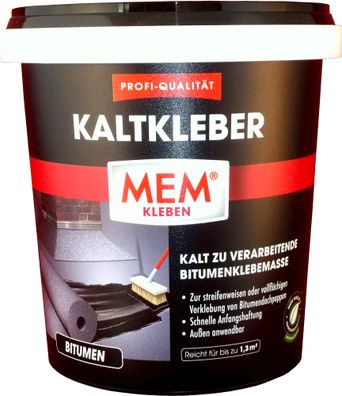 800g Profi - Bitumen Kaltkleber Lösemittelfrei