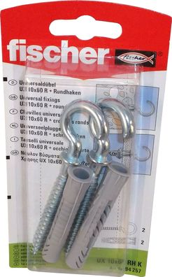 Fischer Universaldübel UX 10 x 60 RH K SB-Karte