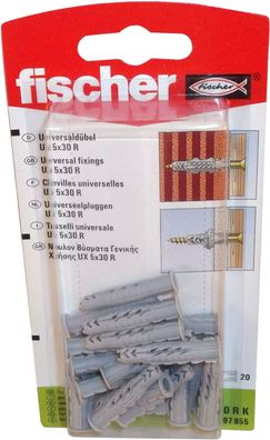 Fischer Universaldübel UX 5x30 RK