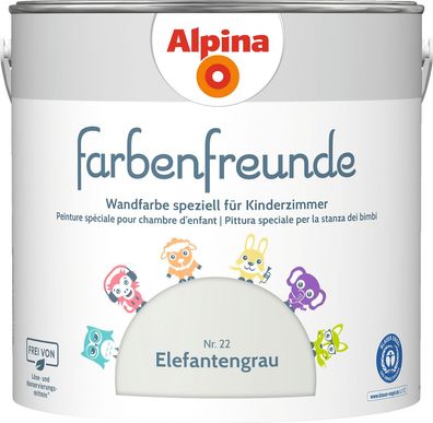 2,5l ALPINA Farbenfreunde Nr.22 Elefantengrau