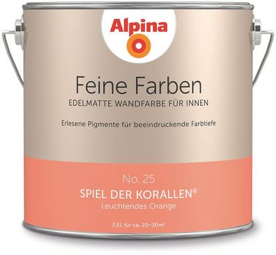 2,5L ALPINA Feine Farben Spiel der Korallen No.25