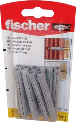 Fischer Universaldübel SX 8 x 65 K SB-Karte