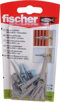 Fischer Universaldübel UX 5x30 RSK