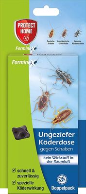 2 Stück Protect Home FormineX Ungezieferköderdose