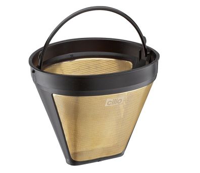 Cilio Dauerfilter für Kaffee Gr. 4 GOLD 116007