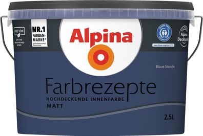 2,5L ALPINA Farbrezepte Blaue Stunde, Matt