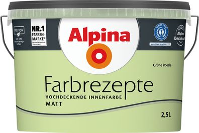 2,5L ALPINA Farbrezepte Grüne Poesie, Matt