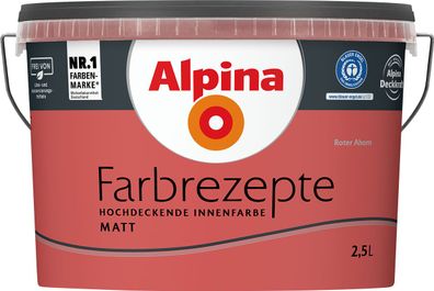 2,5L ALPINA Farbrezepte Roter Ahorn, Matt