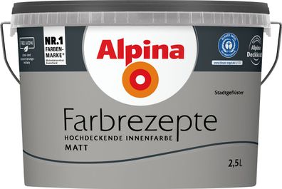 2,5L ALPINA Farbrezepte Stadtgeflüster, Matt