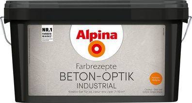 4,1L Alpina Farbrezepte Betonoptik, hellgrau matt