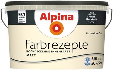 6,5L ALPINA Farbrezepte Ein Hauch von Gelb