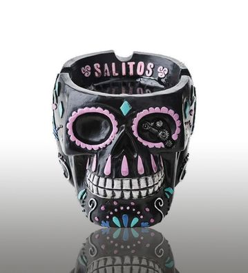 Salitos Skull Aschenbecher Schwarz