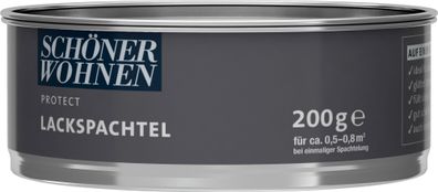 200g Schöner Wohnen Protect Lackspachtel weiß